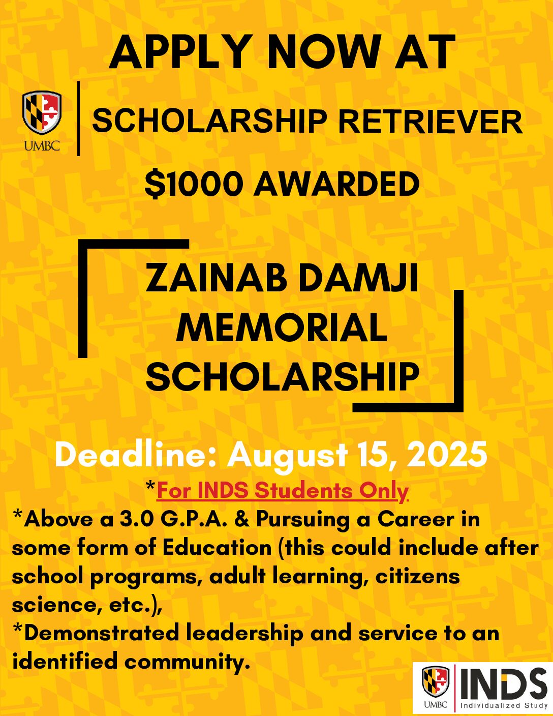 INDS Scholarships